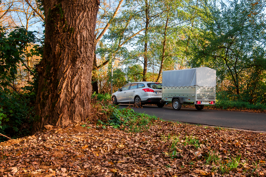 Remorque haute avec rehausses de ridelles et bâche haute - 2,30 x 1,25 m - Garden Trailer 230 KIPP